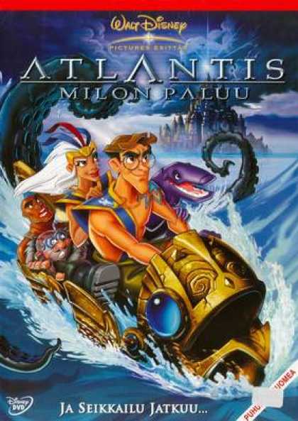 Finnish DVDs - Atlantis: Milo's Return