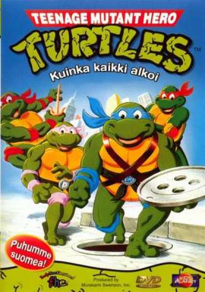 Finnish DVDs - Teenage Mutant Hero Turtles