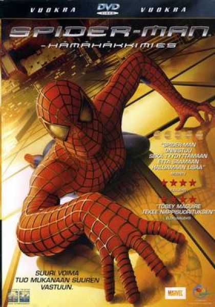 Finnish DVDs - Spiderman