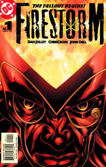 Firestorm 1 - The Fallout Begins - Flame - Dc - Mask - Eyes
