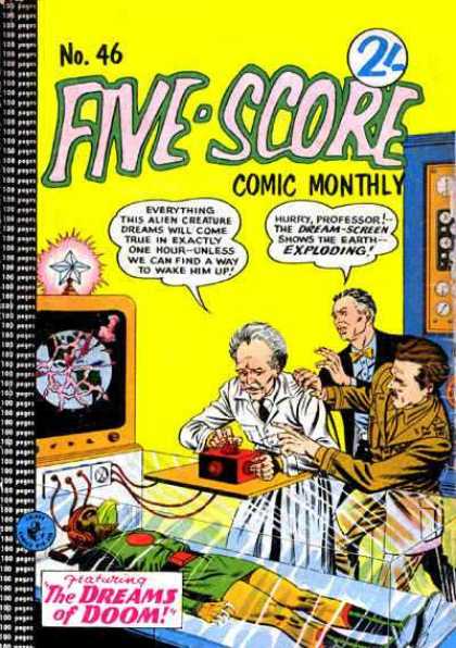 Five-Score 46 - Science Fiction - Laboratory - Mad Scientist - Studying - Experiments