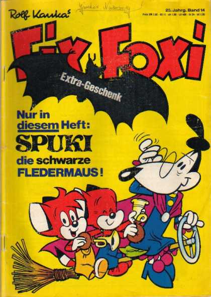 Fix und Foxi 1005 - Fix Und Foxi - Extra-geschenk - Nur In Diesem Heft - Spuki Die Schwarze Feldermaus - Bat