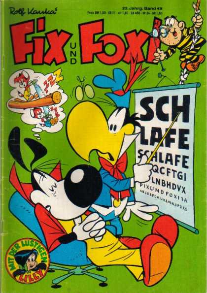 Fix und Foxi 1039 - Parrot - Dog - Eye Chart - Dreams - Mice
