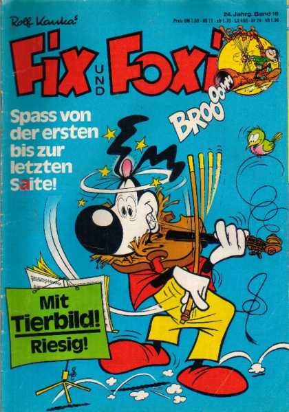 Fix und Foxi 1059 - Violin - Bow - Bird - Strings - Music Stand