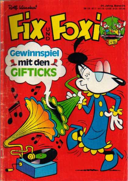 Fix und Foxi 1067 - Music - Record Player - Fox - German - Dancing
