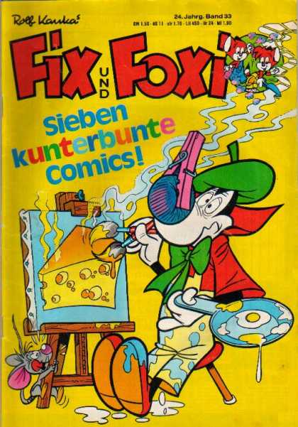 Fix und Foxi 1076 - Sieben - Kunterbunte - Drawing - Rolf Kaukas - Paint