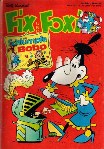 Fix und Foxi 1078 - Smurf - Cleaning Room - Mouse - Bobo - Dustbin