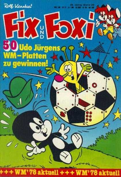Fix und Foxi 1102 - German - Space - Soccer - Roff - Hat