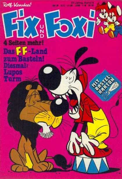 Fix und Foxi 1116 - Rolf Kauka - Lion - Foxes - Dog - Teeth