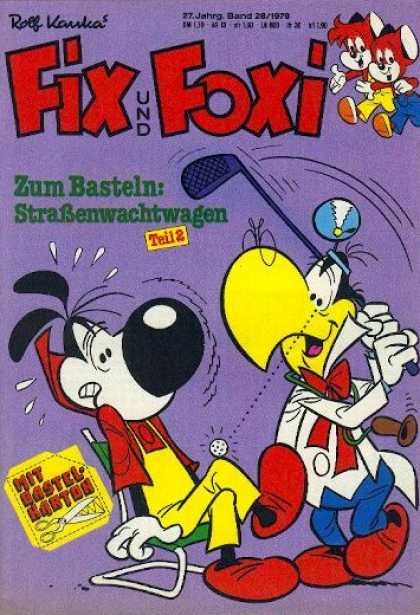 Fix und Foxi 1133 - Doctor - Golf - Zum Basteln - Strabenwachtwagen - Parrot