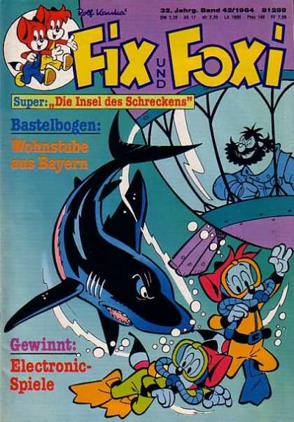 Fix und Foxi 1208 - German - Super - Shark - Fox - Water