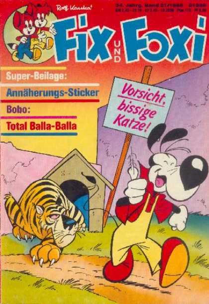 Fix und Foxi 1227 - German - Tiger - Cat - Lupp - Sign