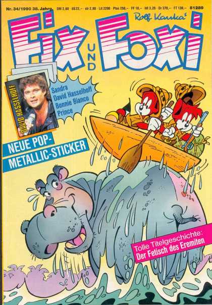 Fix und Foxi 1241 - Hippo - Water - Boat - Fox - Paddle