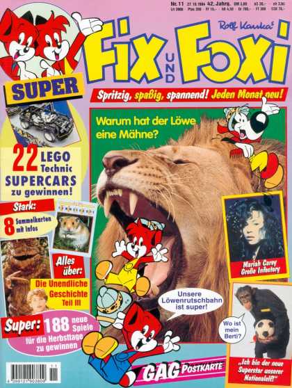 Fix und Foxi 1246 - Young Foxes - Lion - Lego - Photographs - Mariah Carey