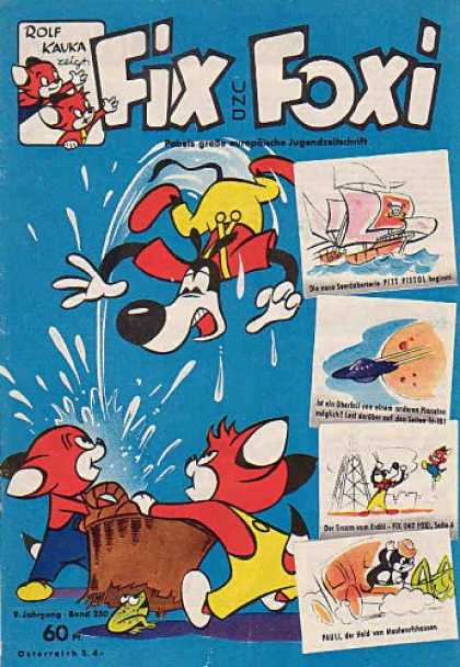Fix und Foxi 250 - Animal Characters - German - Mice - Dogs - Childrens Stories