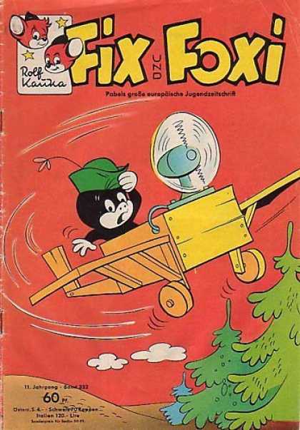 Fix und Foxi 332 - Rolf Karina - Fan - Wooden Plane - Flowered Hat - Windy