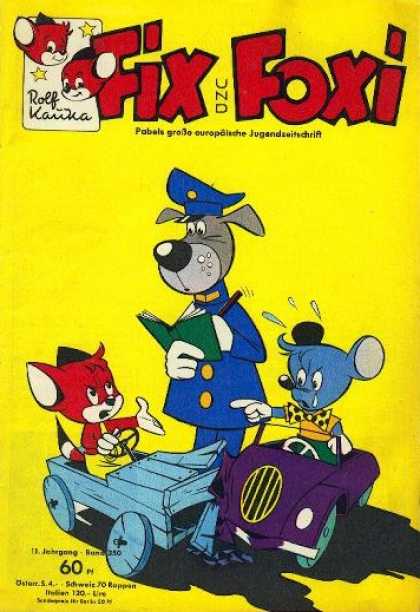 Fix und Foxi 350 - Rolf Kauka - Dog - Mouse - Car - Fox