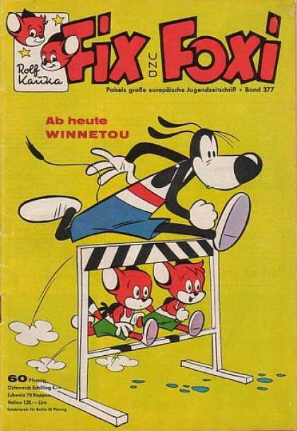 Fix und Foxi 377 - Rolf Kauka - Foxes - Dog - Run - Jumping