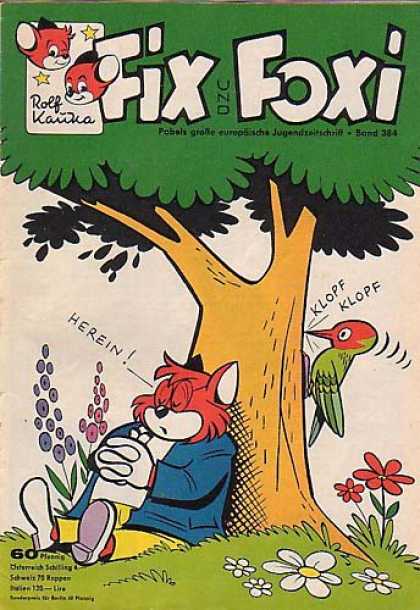 Fix und Foxi 384 - Rolf Kauka - Tree - Klopf - Woodpecker - Herein