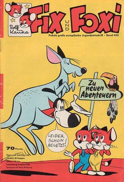 Fix und Foxi 423 - Rolf Karika - Kangaroo - Toucan - Signpost - Abenteuern