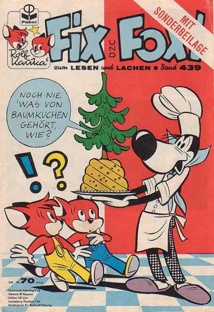 Fix und Foxi 439 - Rolf Kauka - Wolf - Bake - Cake - Tree