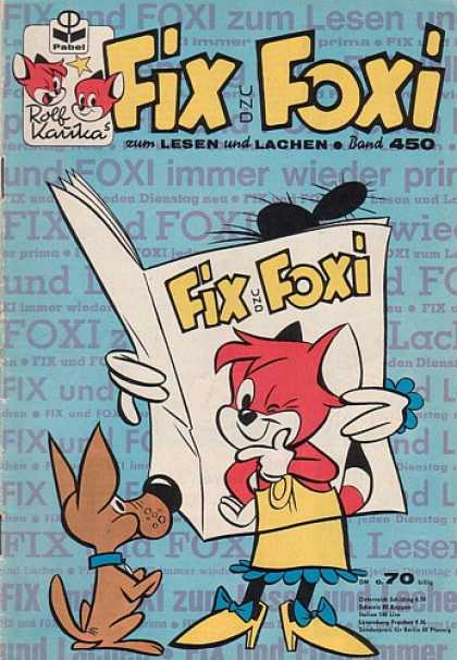 Fix und Foxi 450 - Dog - Fox - Paper - Dress - Reading