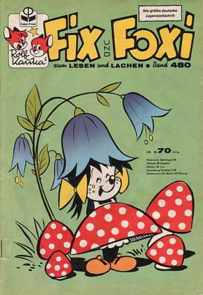 Fix und Foxi 480 - Plant - Flower - Mushroom - Bows - Green
