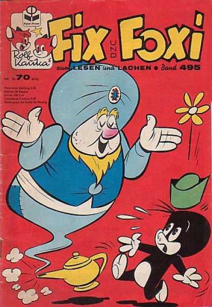 Fix und Foxi 495 - Genie - Bottle - Turban - Comic Book - Wish Granted