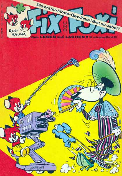 Fix und Foxi 670 - German Comic - Foxes - For Kids - Camera - Dog And Mouse