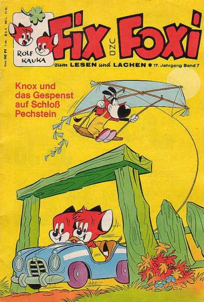 Fix und Foxi 686 - Rolf Kauka - Kite - Swing - Animals - Car