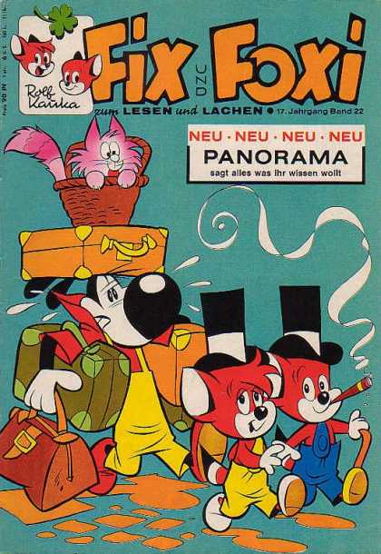 Fix und Foxi 701 - Lesen Und Lachen - Cat - Basket - Dog - Top Hat