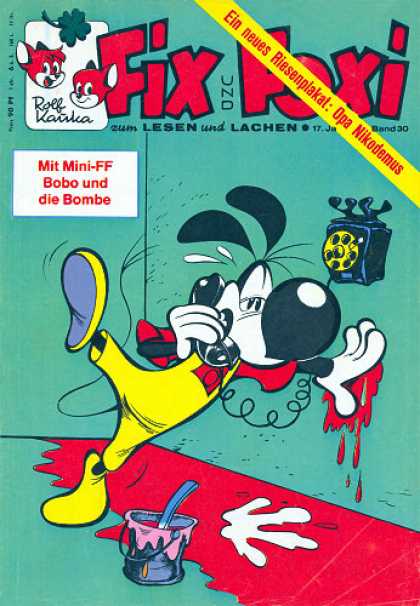 Fix und Foxi 709 - Paint - Phone - Bobo - Rolf Kauka - Bombe