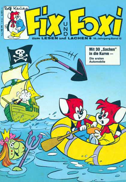 Fix und Foxi 743 - Rolf Kauka - Lesen Und Lachen - Fox - Ship - Sea Creature