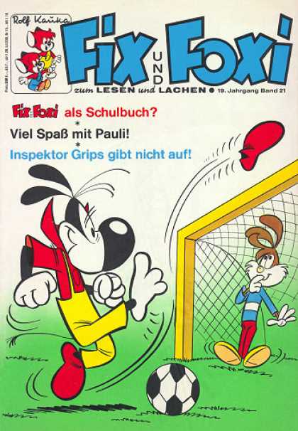 Fix und Foxi 805 - Fix - Foxi - Soccer - Soccer Ball - Goal Keeper