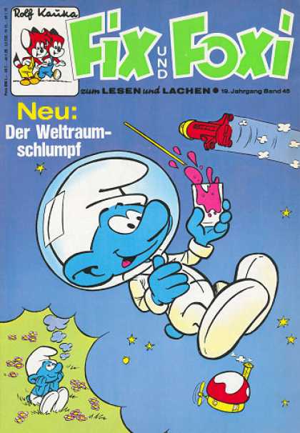 Fix und Foxi 829 - Fix Und Foxi - Zum Lesen Und Lachen - Rolf Kauka - Der Weltraum Schlumpf - 19 Jahrgang Band 45