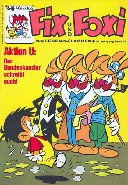 Fix und Foxi 874 - Pipe - Mustaches - Bow Ties - Golf Clubs - Tuxedo