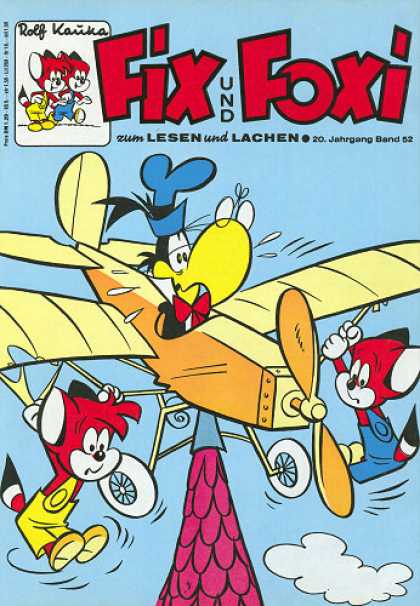 Fix und Foxi 888 - Hang In There - Steeple - Point Landing - Frazzled Bird - Airplane