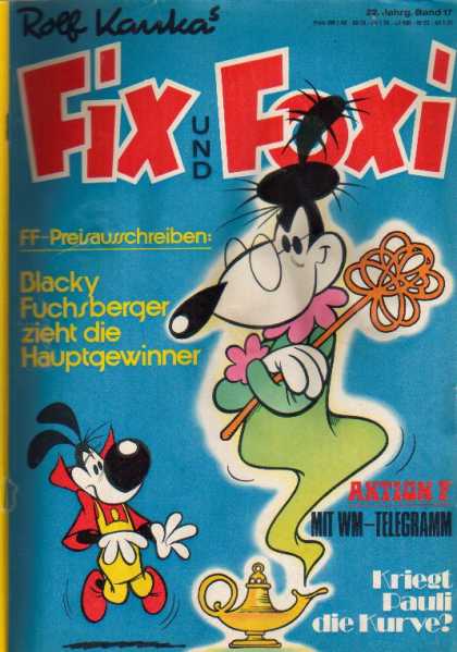 Fix und Foxi 956 - Rolf Kauka - Lamp - Aktion 7 - Dog - Cloak