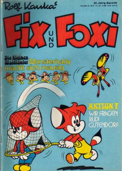 Fix und Foxi 963 - Butterfly - Net - Fox - Angry - Boy Scouts