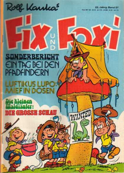 Fix und Foxi 966 - Ein Tag Bei Den Pfadfindern - Cowboy - Wanted - Snake - Mushroom