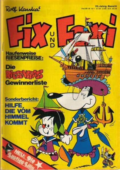 Fix und Foxi 999 - Pirates - Anchor - Ship Hats - Mice - Flags