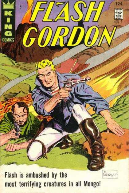 Flash Gordon 5 - Lightining - Gun Fire - Jungle Fire - Creature Creepers - Ambushed In Congo - Alex Raymond, Dan Jurgens