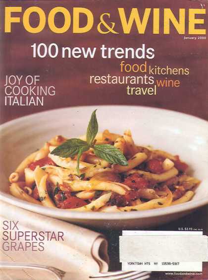 Food & Wine - January 2000