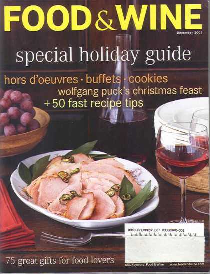 Food & Wine - December 2003