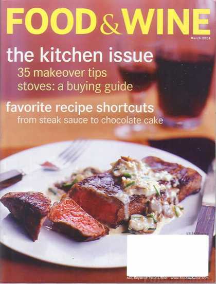 Food & Wine - March 2004