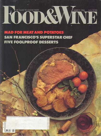 Food & Wine - March 1986