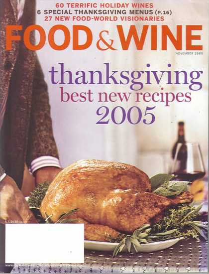 Food & Wine - November 2005