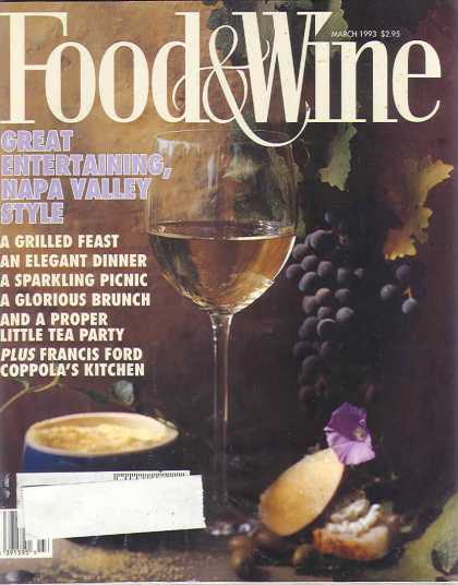 Food & Wine - March 1993
