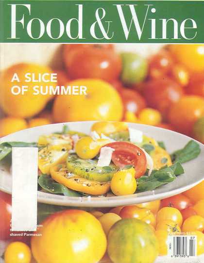 Food & Wine - July 1995