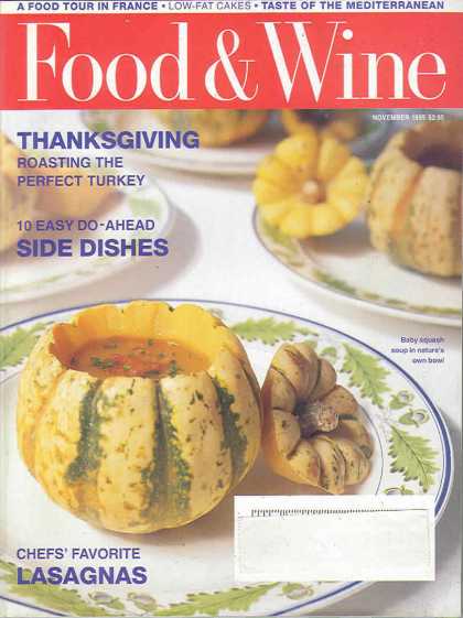 Food & Wine - November 1995